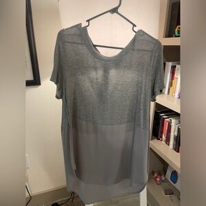 Moschino women dress shirt gray L